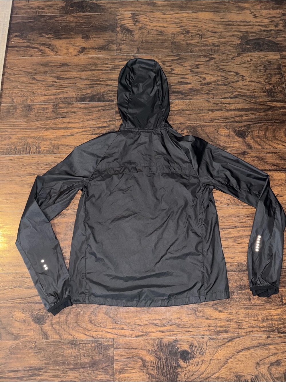 Nike Shield Racer Running Jacket | Women's Small Black Windbreaker - Picture 3 of 8